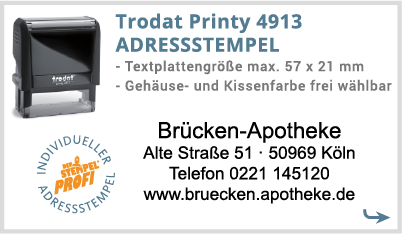 Adressstempel Trodat 4913