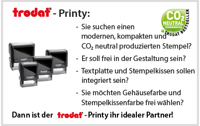 Printy Selbstfärber von Trodat