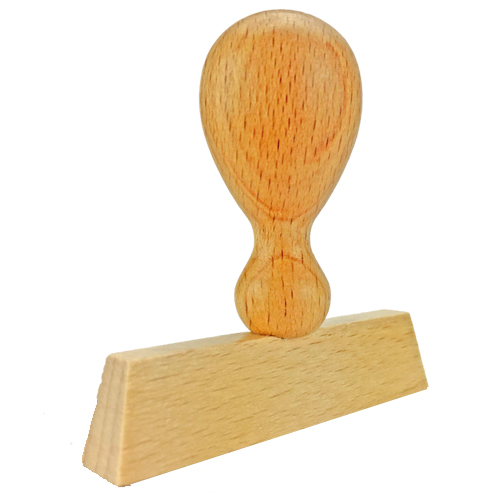 Holzstempel 65x10 mm inkl. Stempelplatte
