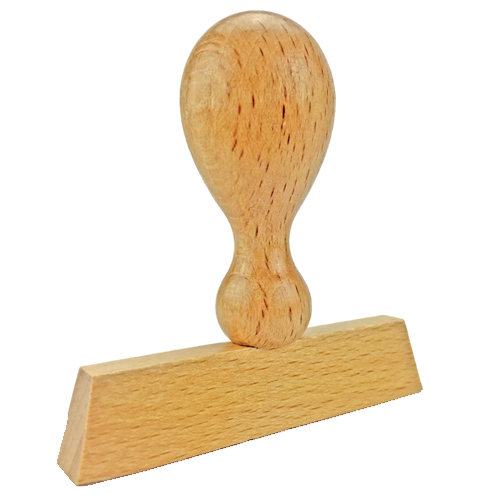 Holzstempel 70x10 mm&lt;br/&gt;inkl. individueller Stempelplatte