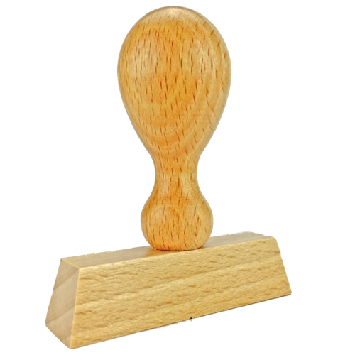 Holzstempel 60x15 mm&lt;br/&gt;inkl. individueller Stempelplatte