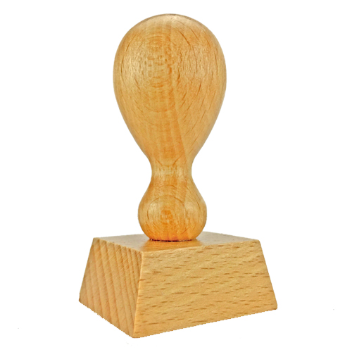 Holzstempel 35x30 mm inkl. Stempelplatte