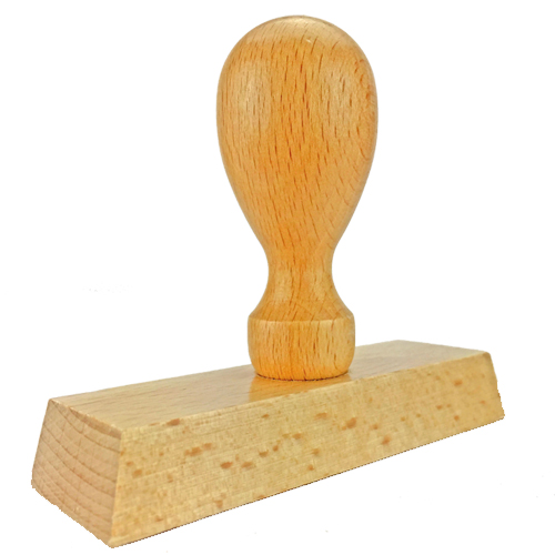 Holzstempel 95x30 mm&lt;br/&gt;inkl. individueller Stempelplatte