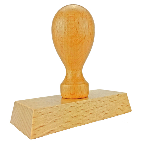 Holzstempel 85x35 mm&lt;br/&gt;inkl. individueller Stempelplatte