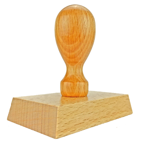 Holzstempel 80x50 mm&lt;br/&gt;inkl. individueller Stempelplatte