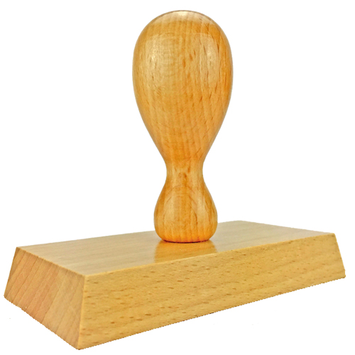 Holzstempel 100x50 mm&lt;br/&gt;inkl. individueller Stempelplatte