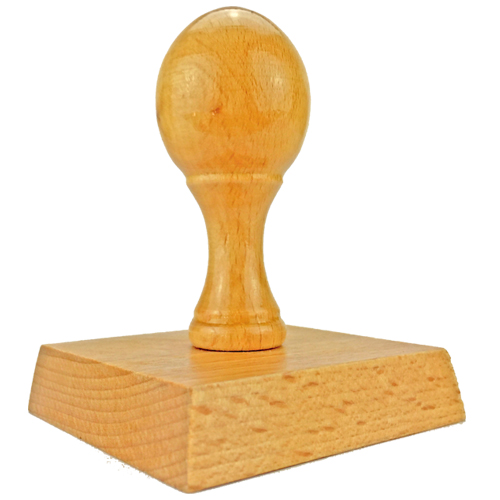 Holzstempel 60x60 mm&lt;br/&gt;inkl. individueller Stempelplatte
