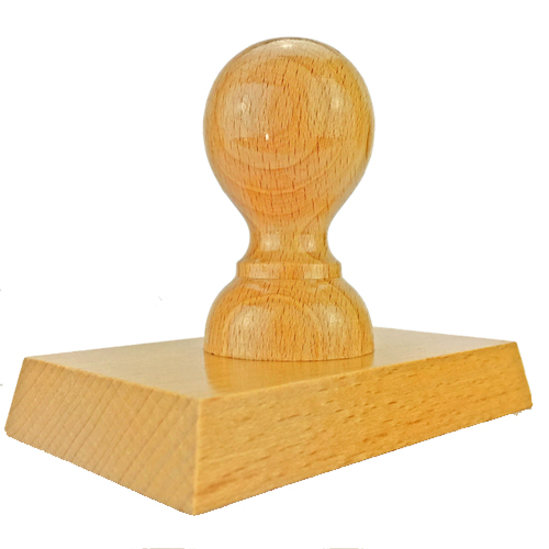 Holzstempel 100x60 mm&lt;br/&gt;inkl. individueller Stempelplatte