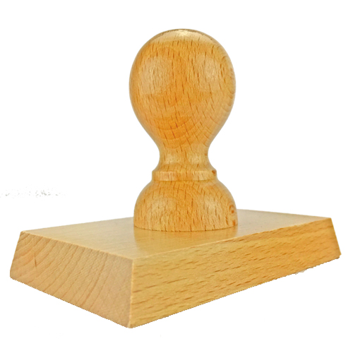 Holzstempel 100x65 mm&lt;br/&gt;inkl. individueller Stempelplatte