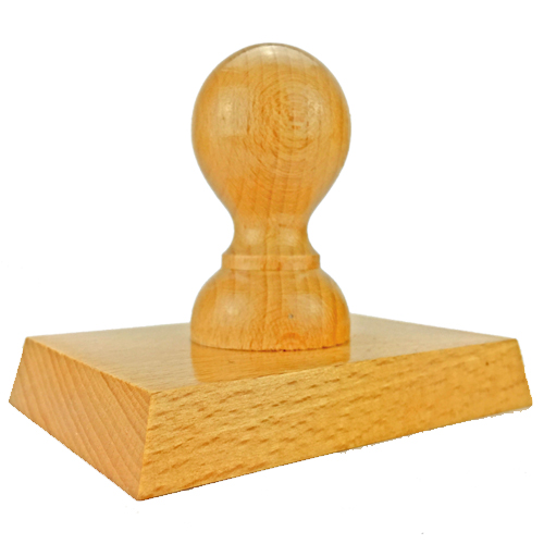 Holzstempel 100x70 mm&lt;br/&gt;inkl. individueller Stempelplatte