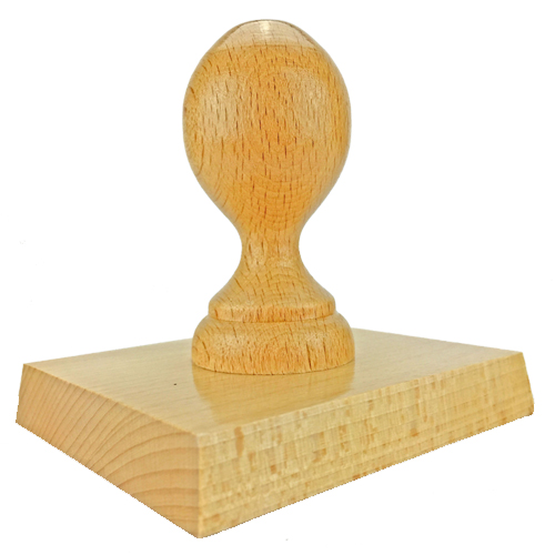 Holzstempel 100x85 mm&lt;br/&gt;inkl. individueller Stempelplatte