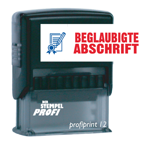 Office Profiprint - BEGLAUBIGTE ABSCHRIFT