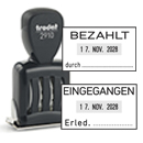 Trodat Classic Line - Datumsstempel mit individueller Textplatte 