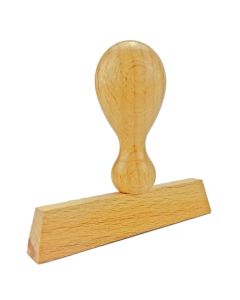 Holzstempel 80x10 mm inkl. individueller Stempelplatte