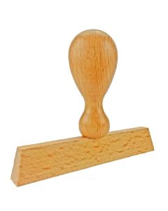 Holzstempel 90x10 mm inkl. individueller Stempelplatte