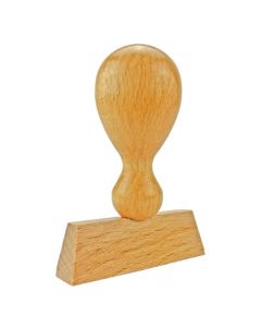 Holzstempel 50x10 mm inkl. individueller Stempelplatte