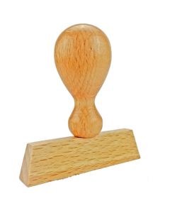 Holzstempel 60x10 mm inkl. individueller Stempelplatte