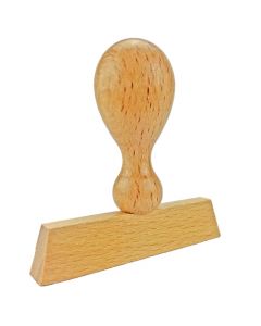 Holzstempel 70x10 mm inkl. individueller Stempelplatte