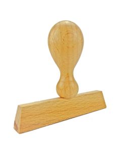 Holzstempel 80x10 mm inkl. individueller Stempelplatte