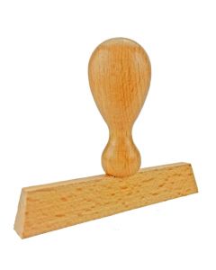 Holzstempel 90x10 mm inkl. individueller Stempelplatte