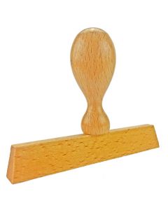Holzstempel 100x10 mm inkl. individueller Stempelplatte