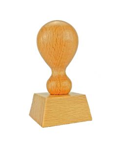 Holzstempel 30x30 mm inkl. individueller Stempelplatte