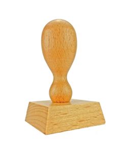 Holzstempel 45x45 mm inkl. individueller Stempelplatte
