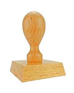 Holzstempel 55x55 mm inkl. individueller Stempelplatte