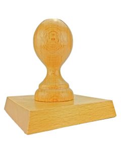 Holzstempel 85x85 mm<br/>inkl. individueller Stempelplatte
